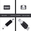 RJ45 Male to USB AF Adapter(Black)