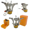 DS-101 Portable Outdoor Camping Cooking Set Picnic Boiler Cookware Combination (Orange)