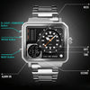 SKMEI 1392 Multi-Function Outdoor Sports Watch Business Double Display Waterproof Electronic Watch(Black)