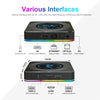 X96 X4 8K Smart TV BOX Android 11.0 Media Player with Remote Control, Amlogic S905X4 Quad Core ARM Cortex A55, RAM: 4GB, ROM: 64GB, Support 100M, Dual Band WiFi, Bluetooth, US Plug