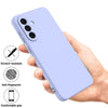 For Samsung Galaxy A56 5G Pure Color Liquid Silicone Shockproof Full Coverage Phone Case(Purple)