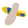 086 PU Silicone Sweat-absorbent Breathable Shock-absorbing Sports Full Shoe Pads Cuttable Increase Insole, Size:43-44(Yellow Bottom Gray Surface)