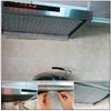 45 x 60cm Kitchen Exhaust Fan Air Filter Oil Smoke Dust Filter with Magic Tape(White)