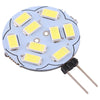 G4 9 LEDs SMD 5730 180LM 6000-6500K Stepless Dimming Energy Saving Light Pin Base Lamp Bulb, DC 12V(White Light)