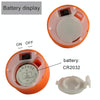 Halloween Electronic LED Candle Light, Color: Yellow Light Flash(Orange Shell Ghost Face)