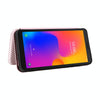 For Alcatel 1B 2022 Carbon Fiber Texture Flip Leather Phone Case(Pink)