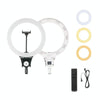 JMARY FM-12R Photography LED Fill Light 12-inch Video Recording Ring Light(US Plug)