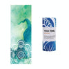 Printed Soft Yoga Mat Non-Slip Yoga Towel, Size: 185 x 65cm(Prosperity Qinglian)