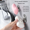 Bathroom Drainage Magnetic Soap Holder Punch-Free 304 Stainless Steel Soap Hanger(No Trace Adhesive)