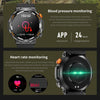 HT17 1.46 inch Round Screen Bluetooth Smart Watch, Support Health Monitoring & 100+ Sports Modes(Green)