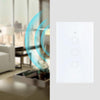 TC120 Wifi Smart Light Switch Glass Screen Touch Panel Voice Control Wireless Wall Switch Work with Alexa Echo / Google Home (Gold)