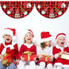 Cartoon Printed Outdoor Fan-shaped Hanging Flag Christmas Decorations, Style: Car