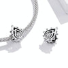 S925 Sterling Silver Lotus Bud Beads DIY Bracelet Necklace Accessories