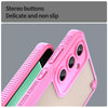 For Samsung Galaxy S24 FE 5G Armor Glaze PC Hybrid TPU Phone Case(Pink)
