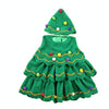 Girls Christmas Dress Christmas Tree Performance Dance Clothes, Size: 160cm(Green)