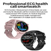 ET470 1.39 inch Color Screen Smart Watch Silicone Strap, Support Bluetooth Call / ECG(Blue)