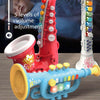 Children Early Education Puzzle Playing Simulation Musical Instrument, Style: 6807 Clarinet-Red