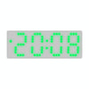 8017 LED Screen Voice Control Digital Alarm Clock Desktop Multifunctional Temperature Clock(Green)