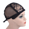 Elastic Hair Net Cap Lace Mesh Bottom Cover Wig Accessories, Size:56CM(Black)