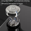 Rechargeable Travel Electric Shaver Portable Elbow Mini Floating Head Shaver(Black)