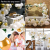 White Gold Party Theme Balloon Garland Set Birthday Wedding Decoration Balloon Set