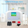GSM PSTN Smart Alarm System with LCD Touch Panel & RFID (White)