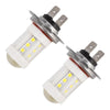 2 PCS H7 4.5W DC 12V 6000K 360LM Car Auto Ceramics Fog Light 18LEDs SMD-3030 Lamps, with Projector Lens(White Light)