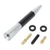 Short Universal Antenna De Angle Adjustable Car Aerial Antenna Car Stereo Antenna Universal De Facil Instalacion(Silver)