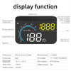 3.5" Car HUD Head-Up Display OBD2+GPS Dual Mode Speedometer