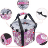 Bicycle Front Bag Basket Aluminum Alloy Foldable Basket, Size:L(Gray)