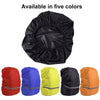 Reflective Light Waterproof Dustproof Backpack Rain Cover Portable Ultralight Shoulder Bag Protect Cover, Size:S(Orange)