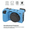For Sony ILCE-6700 / A6700 Glossy Soft Silicone Protective Case(Blue)