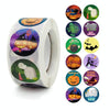 Halloween Childrens Toy Stickers Gift Decoration Gift Sealing Stickers, Size: 2.5cm / 1 Inch(K-88-R1)