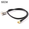 RG58 UHF Female to SMA Male Coax Cable 50cm