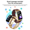M6 1.5 inch Steel Band Earphone Detachable IP68 Waterproof Smart Watch Support Bluetooth Call(Black)