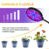 LED Plant Growth Lamp Red Blue Spectrum 5-Speed Dimming Timing Fill LightLED Plant Growth Lamp, Power: 60W (Four Heads)