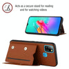 For Infinix Smart 5 / Hot 10 Lite Skin Feel PU + TPU + PC Phone Case(Brown)