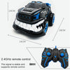 HD885J Devil Tooth Shape 360 Degree Upright Rotation Stunt Remote Control Car Electric Vehicle Toy (Blue)