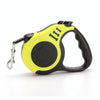Retractable Dog Lead, 5m, Yellow, for Small/Medium Dogs (up to 14kg)