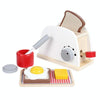 Wood Pretend Play Kitchen Role Play Game Learning Toy Simulation Toasters Bread Set for Children