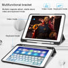 For iPad Pro 10.5 Mutural Horizontal Flip PC + TPU + PU Leather Case with Holder & Pen Slot(Black)