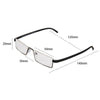 TR90 Seniors Clear Glasses With Portable Case Lightweight Presbyopic Glasses, Degree: +4.00(Brown)