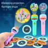 3 Sets Children Early Education Luminous Projection Flashlight, Specification: Green + 24 Patterns