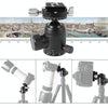 BEXIN 720 Degree Rotation Panoramic Aluminum Alloy Tripod Ball Head with Quick Release Plate