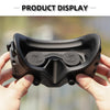 For DJI Goggles 2 / Goggles 3 Lens Cover Dust-proof VR Lens Silicone Case Soft Protector (Black)