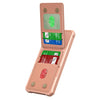 For Samsung Galaxy A16 5G Vertical Flip Card Bag Holder Leather Phone Case(Rose Gold)