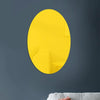30cm x 20cm Oval Acrylic Mirror Stereo Wall Stickers Home Decoration Soft Mirror(Gold)