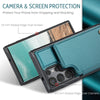 For Samsung Galaxy S25 Ultra 5G CaseMe C22 Card Slots Holder RFID Anti-theft Phone Case(Green)