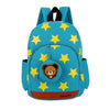 Nylon Stars Printing Kindergarten Children Backpack Schoolbag(Green)