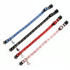 Star Moon Cat Collar, Adjustable Nylon, Black, 28cm